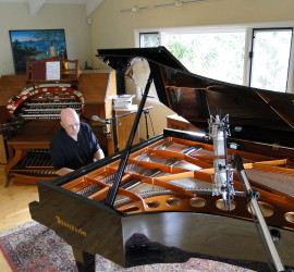 Lee Stewart at the Bosendorfer